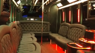 Houston Party Bus interior